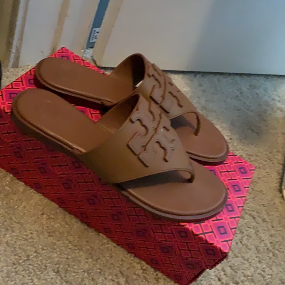 Brown sandals hardly worn